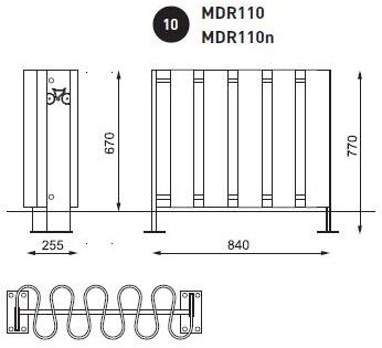 mmcité1 Стальная стойка для велосипедов sun-id-1364429 - Вид №4