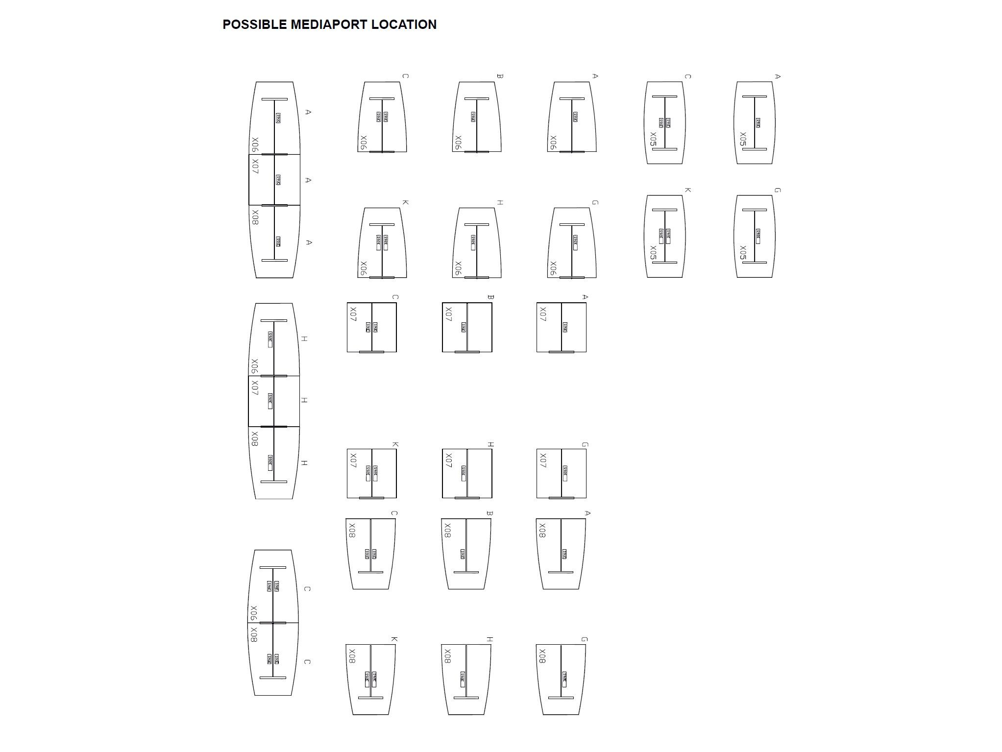 Прямоугольный стол для совещаний в меламинированном MDD ARCH-00064249 - Вид №3