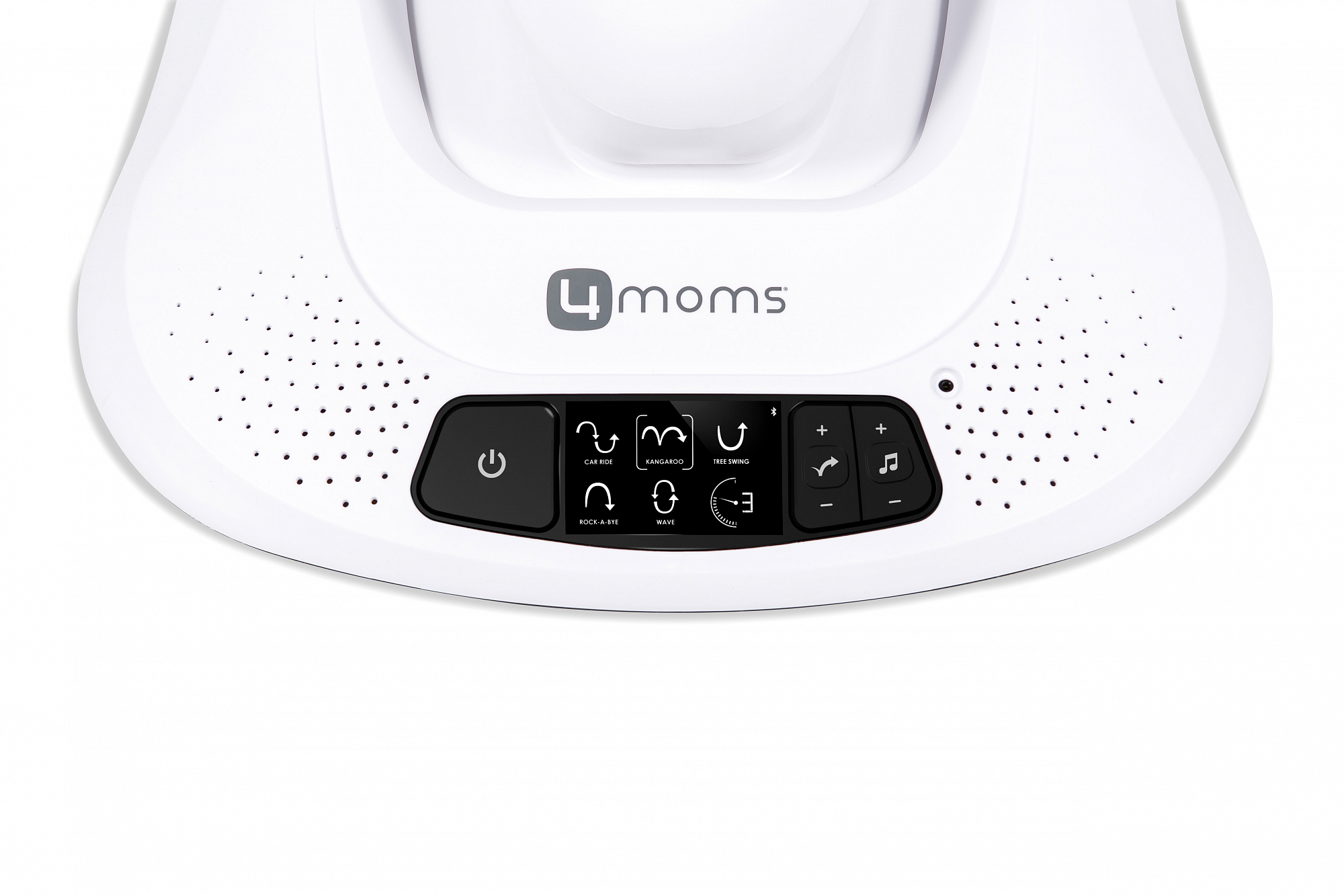 Кресло-качалка детское МамаРу 4.0 мультиплюш 4MOMS  322508 Белый Santreyd  - Вид №6