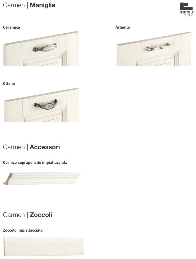 Встроенная кухня из ясеня Floritelli Cucine ARCH-00143109 - Вид №13