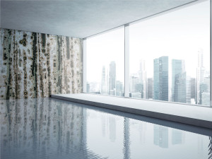 Декоративная панель из алюминия, стекла или ПММА