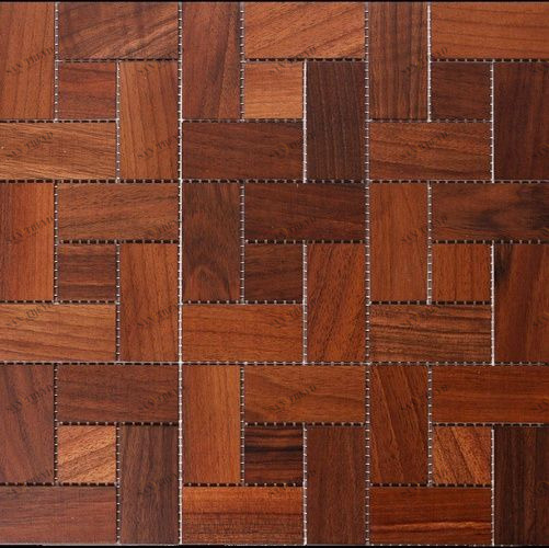 Мозаика и 3D панели из дерева Da Vinci Мозаика Ritmo 071 Орех американский Селект (Гладкая) 324х324 мм 1301100071