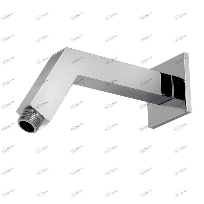 Квадратный кронштейн для лейки душа 18 см, настенный монтаж  Complementos brazo NOKEN 100090431  CHROME 