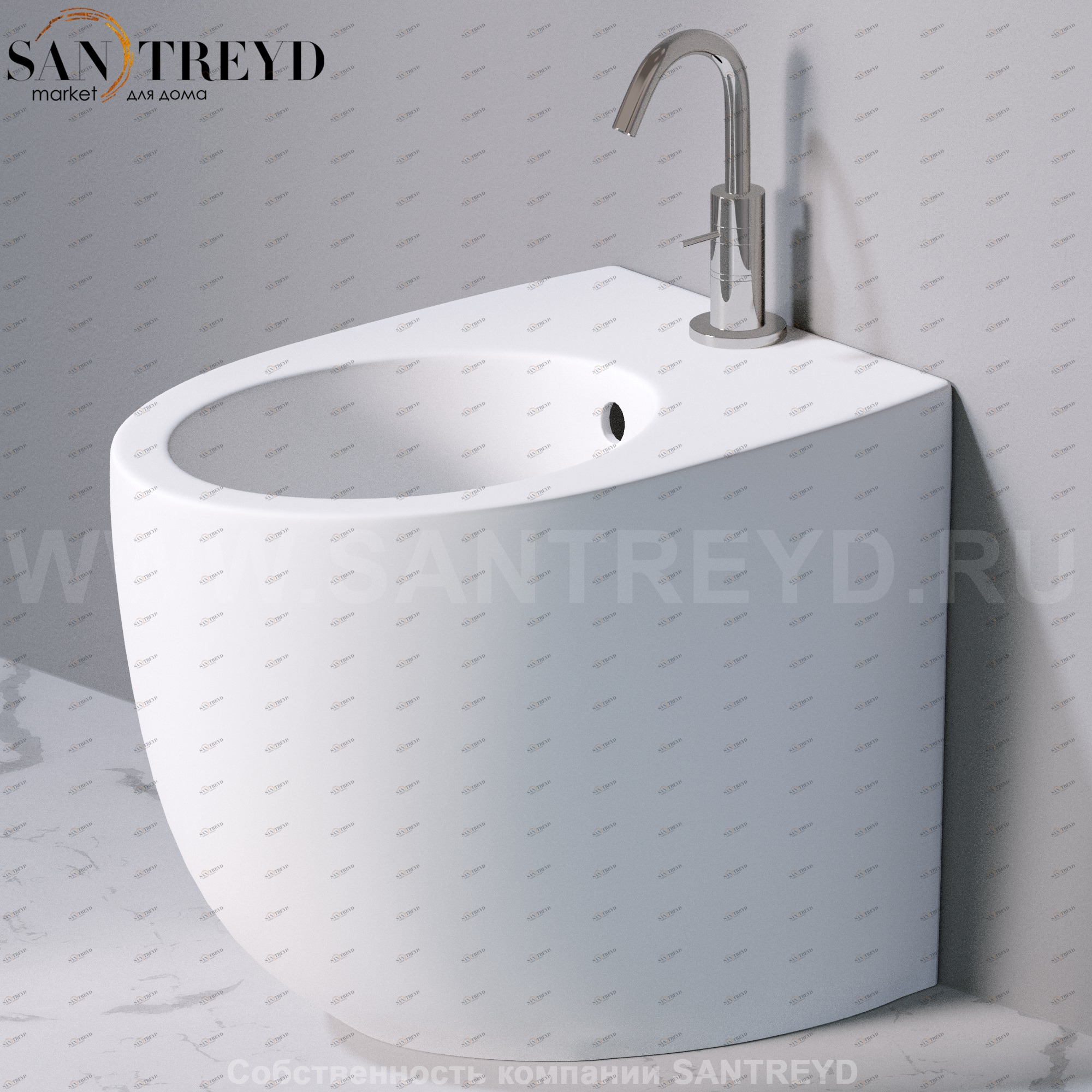 S558T1R1V0.101 Биде напольное Dot A. e T. Italia AeT ITALIA DOT 2.0