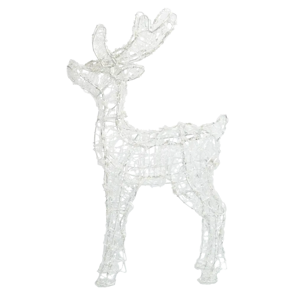 84905640 Фигура садовая светодиодная Christmas «Олень» h60 см свет цветной RGB STLM-0953476 Santreyd  - Вид №1