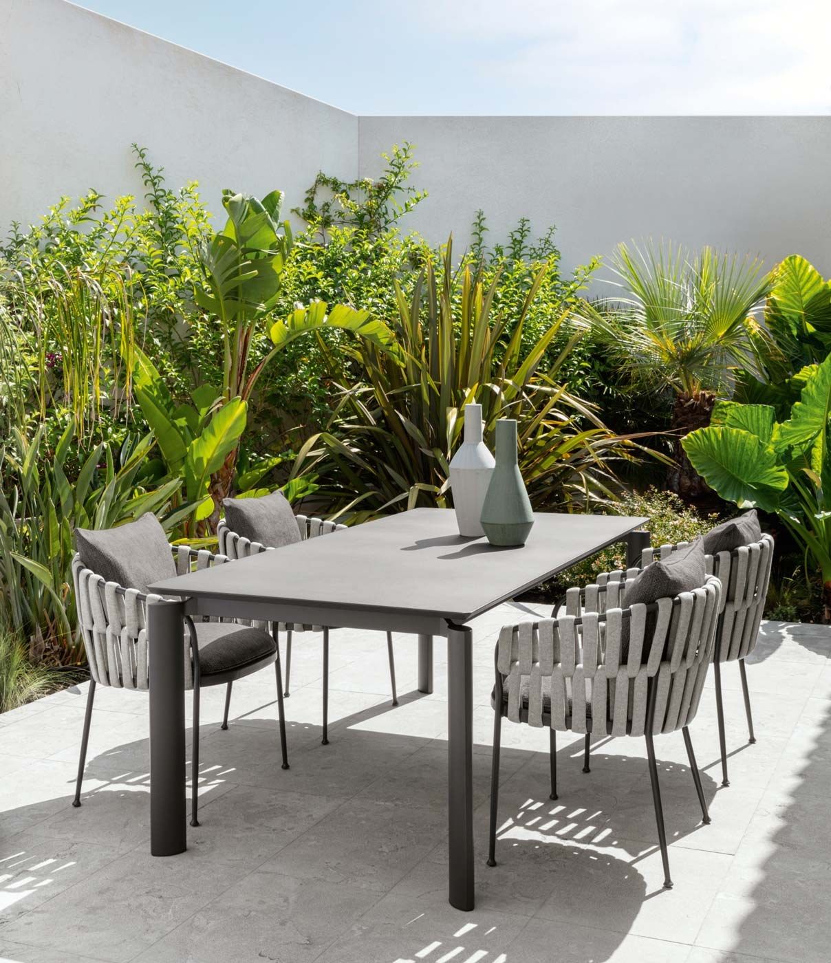 Тканевый мягкий садовый стул с подлокотниками Talenti ARCH-00012486 - Вид №2