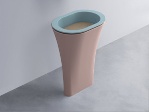 AMLA65-PL+AMPILO-AN+AMCOLO-CP Раковина Amedeo Ovale отдельностоящая cielo Enjoy + Amedeo