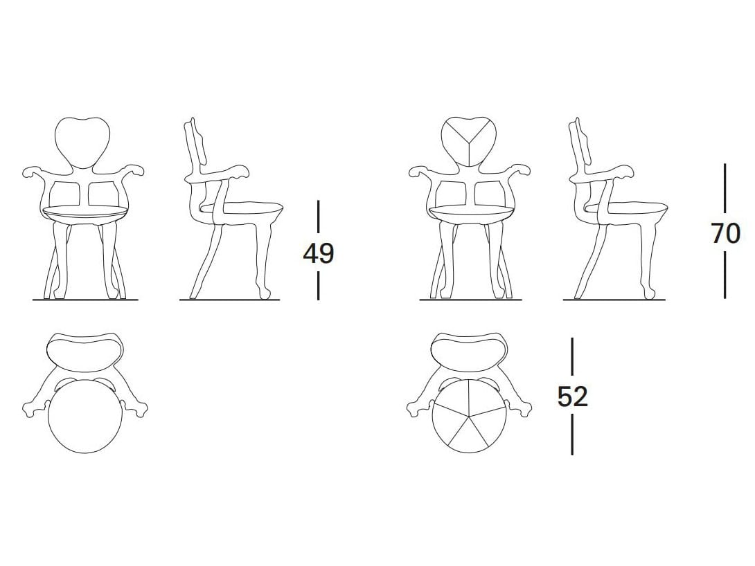 Стул из массива дерева с подлокотниками BD Barcelona ARCH-00142689 - Вид №16