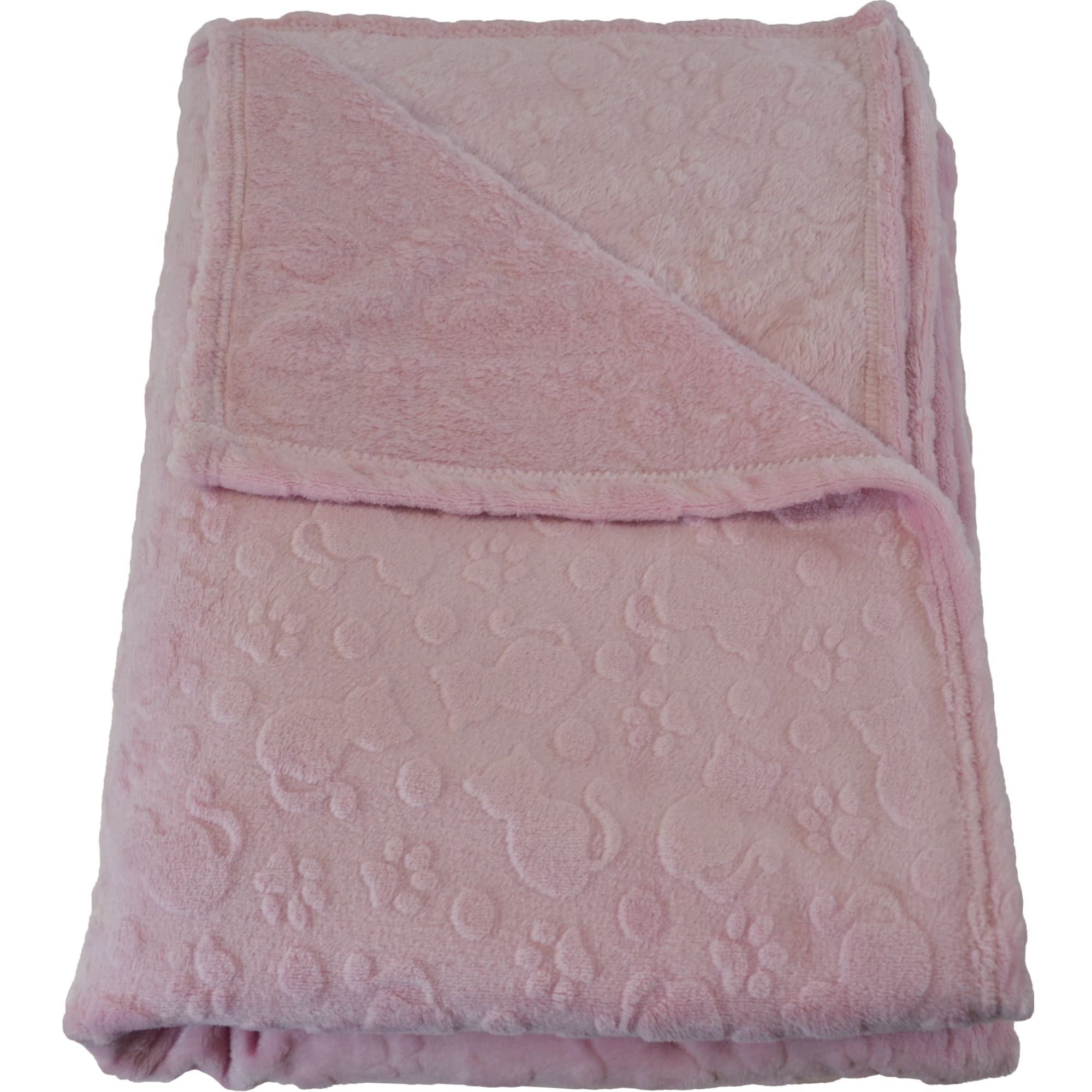 84330538 Плед «» 140x200 см фланель цвет розовый Котики Santreyd  - Вид №4