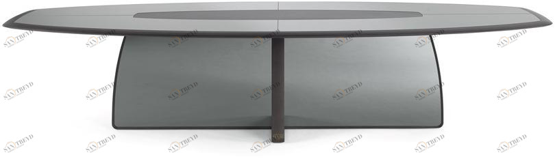 Gianfranco Ferré Home Прямоугольный стол из дерева и стекла sun-id-1516622