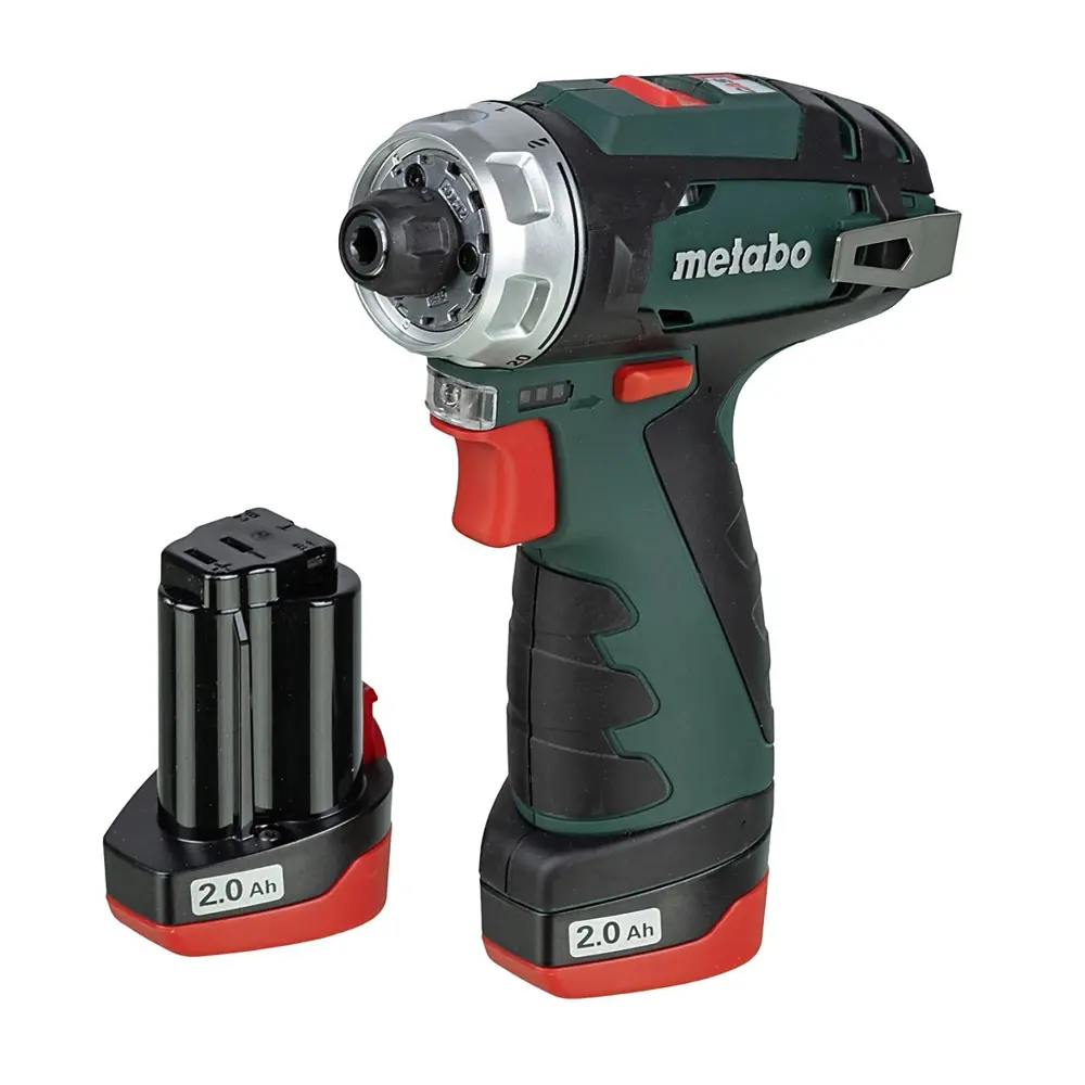 Дрель-шуруповерт аккумуляторная Metabo PowerMaxx BS 600984000, 12 В Li-Ion 2x2 Ач STLM-2206147 - Вид №1
