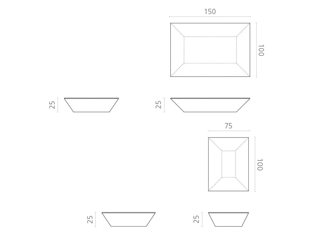 Низкий прямоугольный журнальный столик из Ecotone™ Marmo Arredo Киль ARCH-00153338 - Вид №7