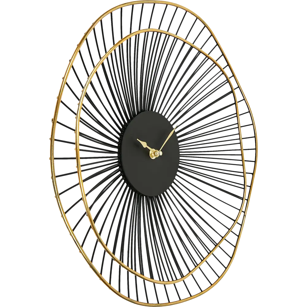 Часы настенные Dream River Ракушка SD220275N круглые металл цвет черный бесшумные ø39 Осень STLM-2025443 - Вид №3