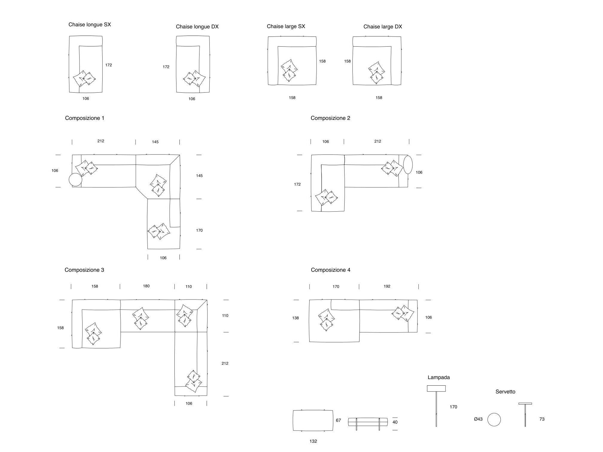 Ткань диван Former In Italia ARCH-00046792 - Вид №4