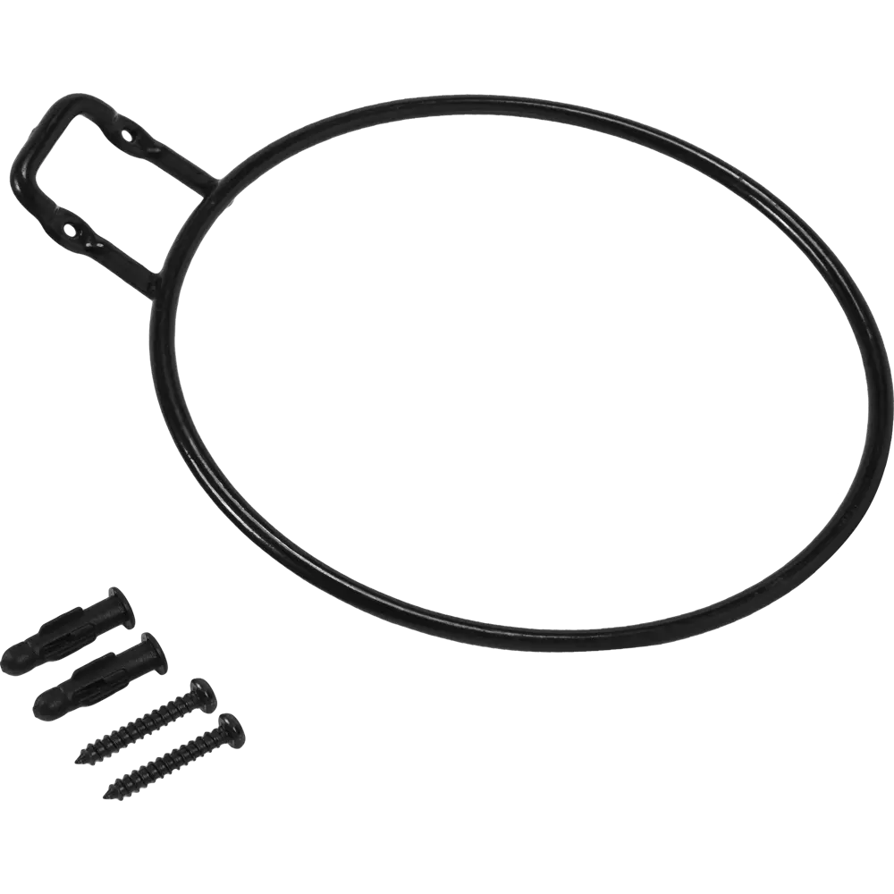 Держатель полотенец Trait цвет чёрный SWENSA STLM-2185057 - Вид №3