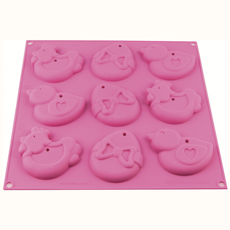 22.605.19.0063 Форма для приготовления печенья my easter cookies силиконовая Silikomart 