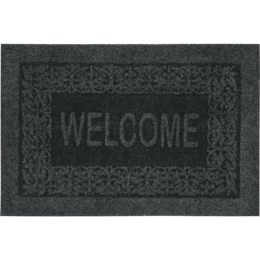 Коврик грязезащитный полипропилен/латекс 40x60 см цвет темно-зеленый CTIM STLM-2127136 - Вид №1