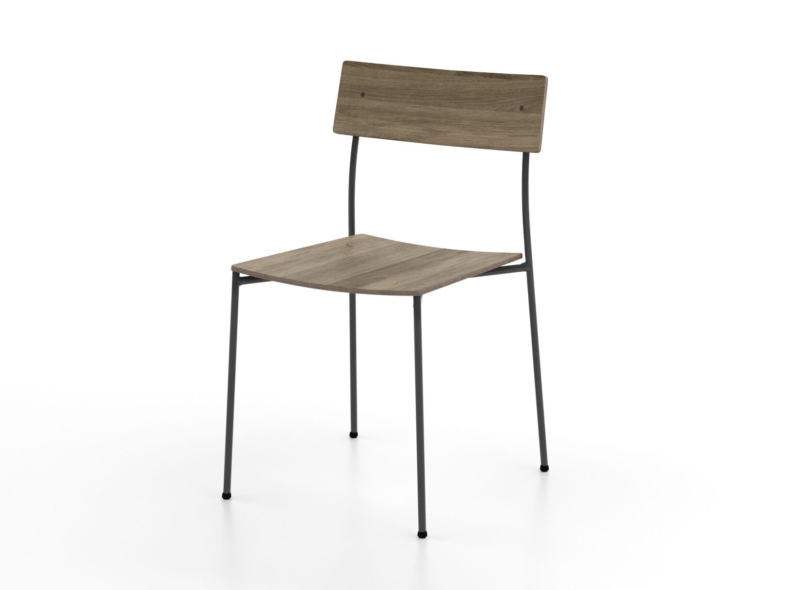 Деревянный штабелируемый стул Omelette Editions ALEX BISTRO ARCH-00145428