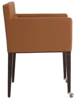 COLLI CASA Кожаное кресло с подлокотниками на колесиках Cortina sun-id-1358600 - Вид №7