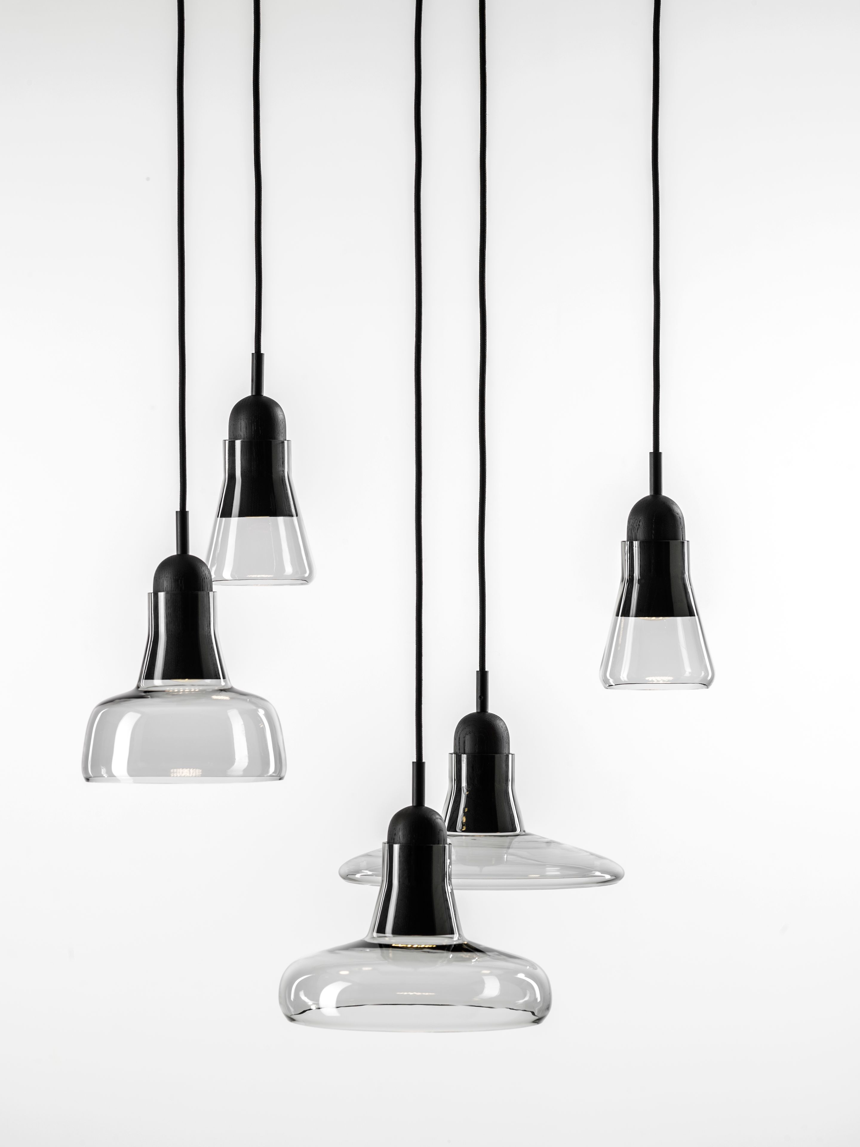 Подвесной светильник из дутого стекла с регулируемой яркостью BROKIS Тени ARCH-00150384 - Вид №49