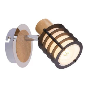 Спот настенный со стеклянным плафоном черный Vici 54816-1 GLOBO VICI 00-3925865 Золото;черный