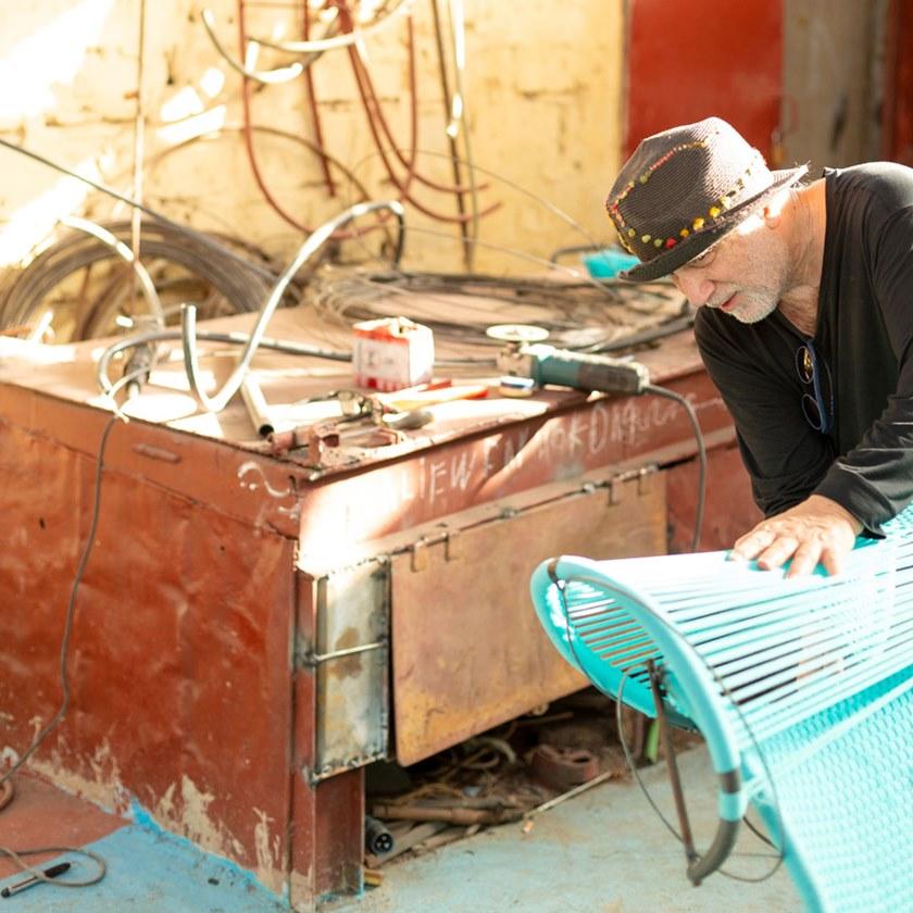 Moroso Шезлонг из плетеных полиэтиленовых ниток M'afrique sun-id-1409606 - Вид №5