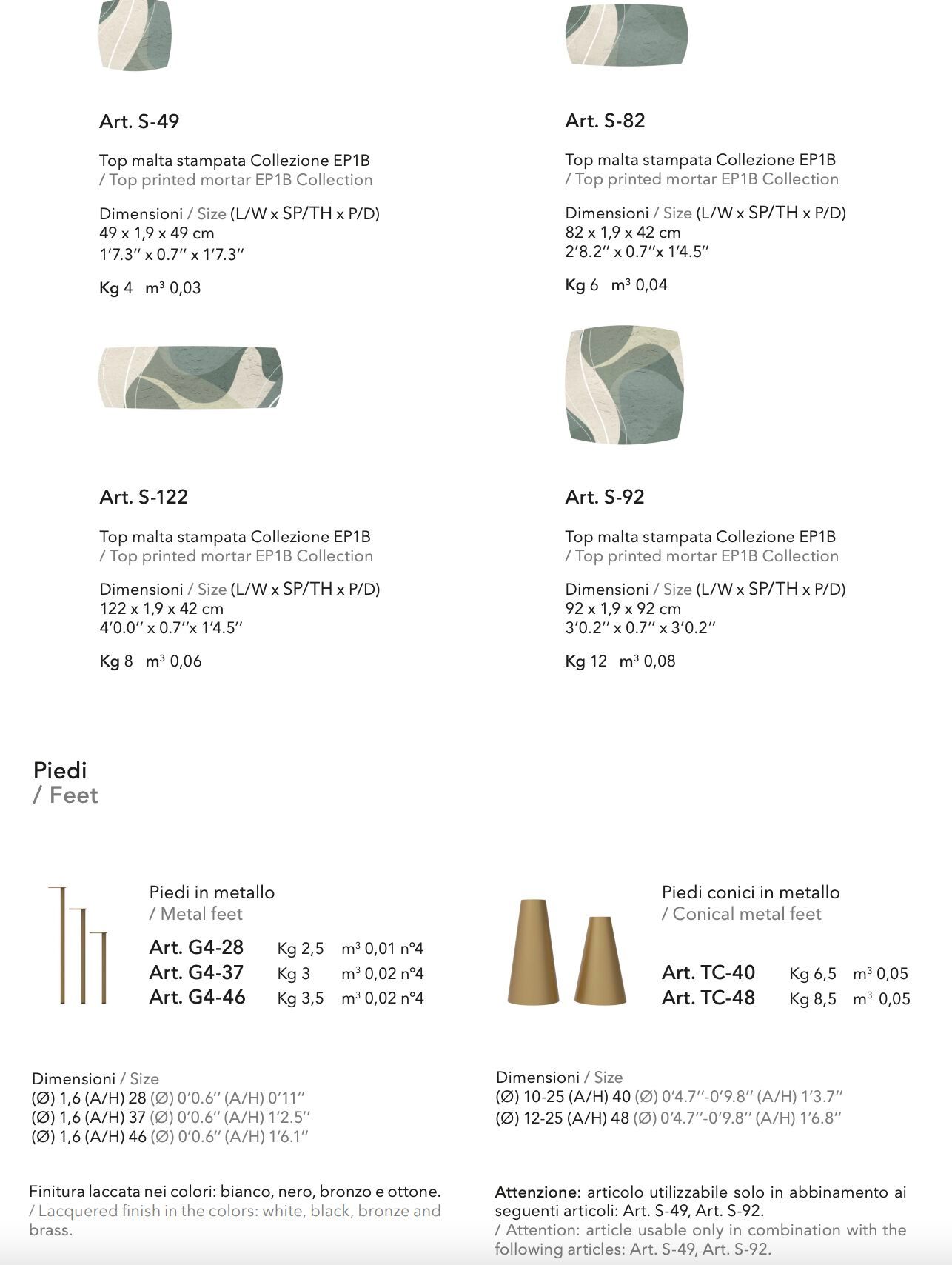 Металлический журнальный столик MOMENTI HOLMES S-49-82-122-92 ARCH-00142152 - Вид №10