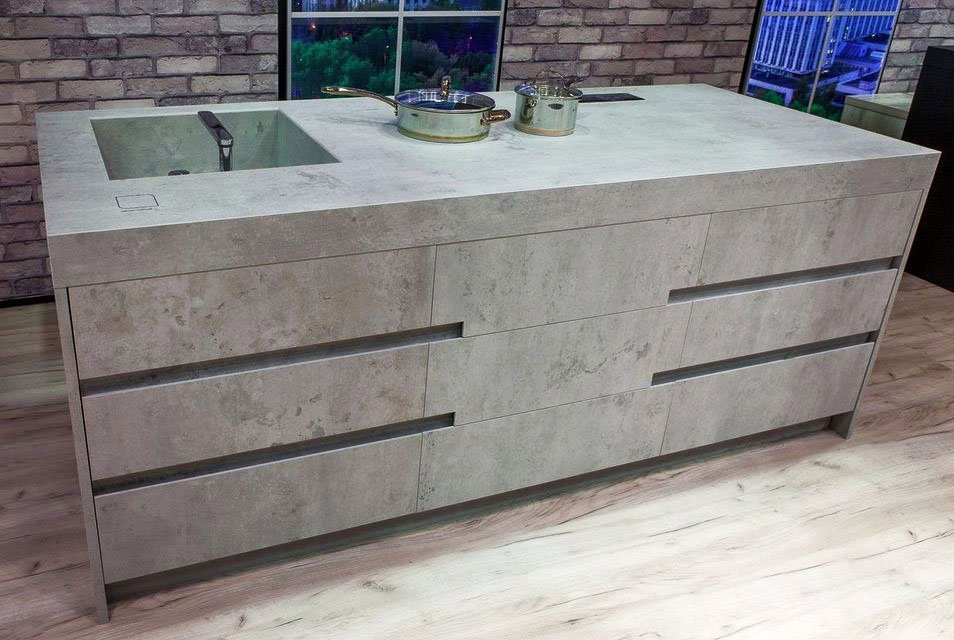 Столешницы для кухни - Бетон рувида LIGRON LIST304 4057 - Вид №20