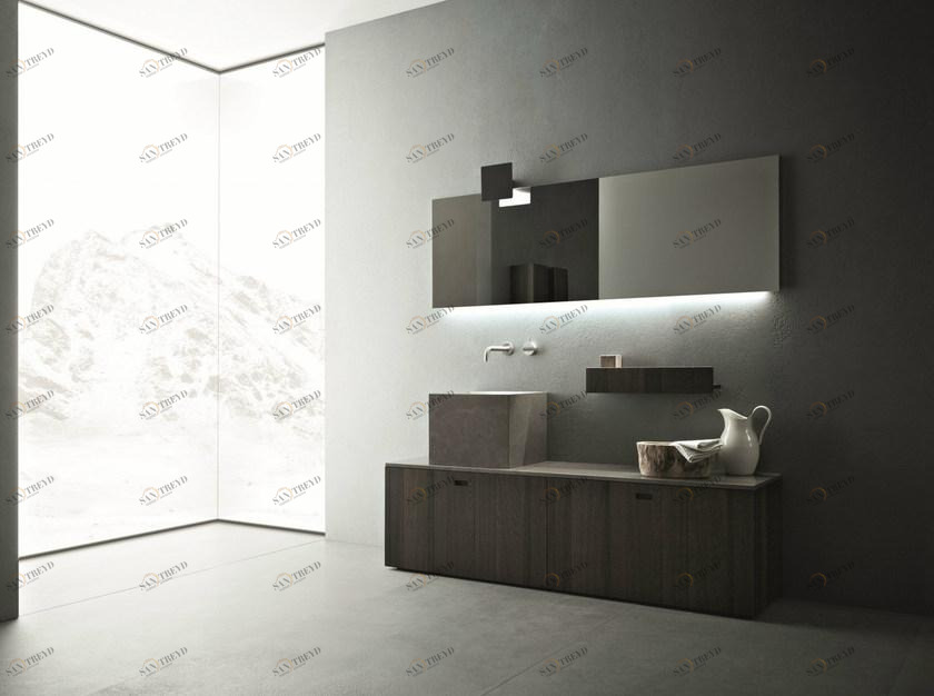 NOVELLO Полная мебель для ванных комнат из дерева Craft sun-id-1404118