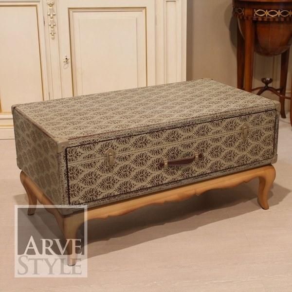 Arvestyle Прямоугольный деревянный журнальный столик с местом для хранения вещей в гостиной  As-1522-t/g/b  - Вид №2