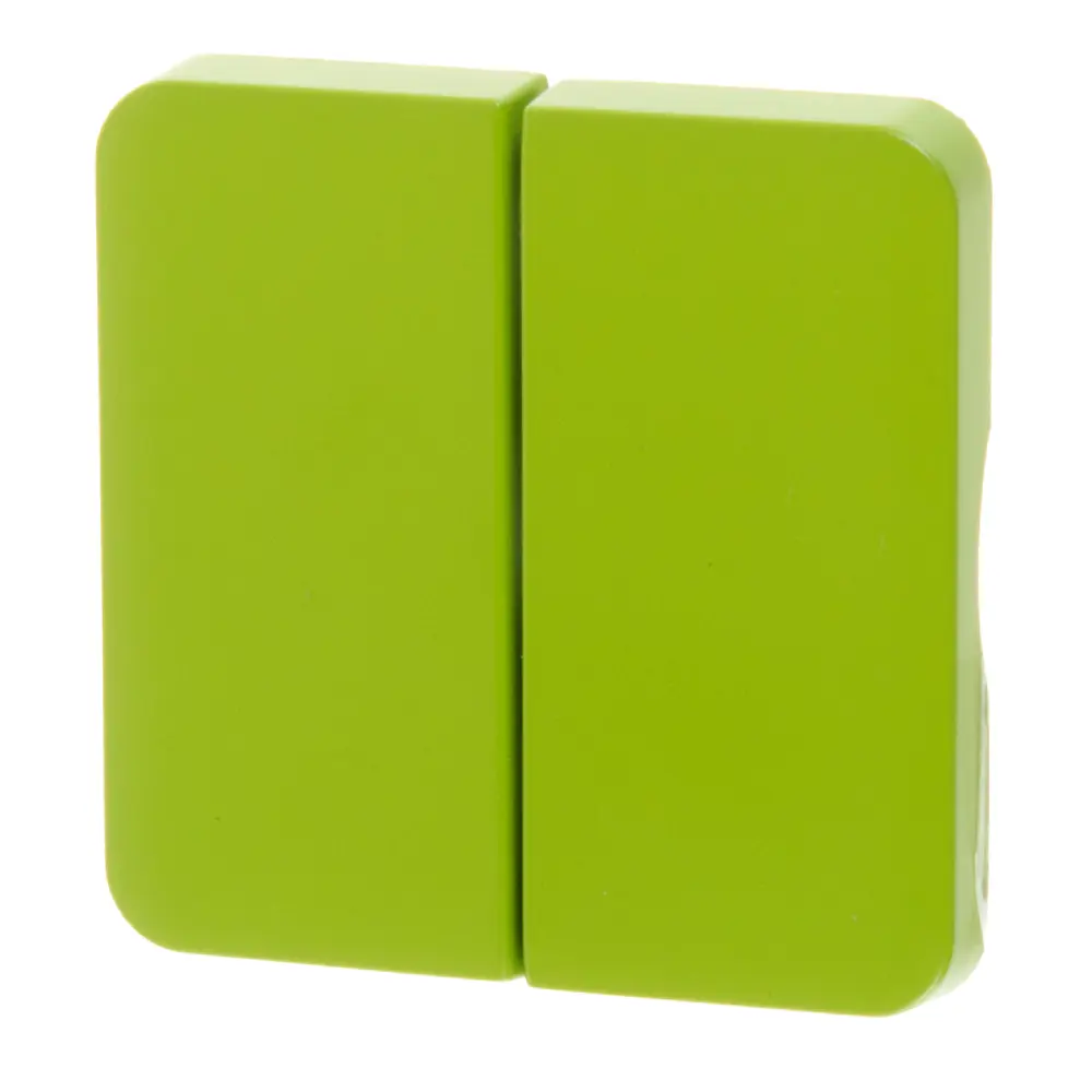 Накладка для выключателя/переключателя Lexman Cosy 2 клавиши, цвет зелёный 13454722 STLM-2181912 - Вид №1