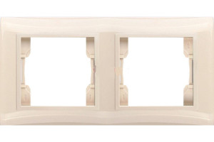 15590834 Двухместная рамка V01-12-A21-M, Crema, 9066 Volsten Magenta