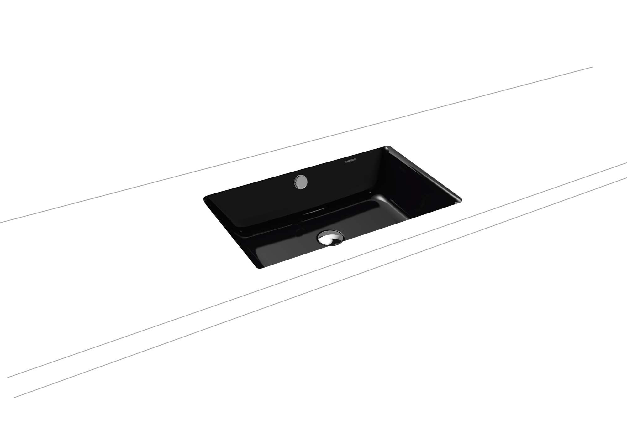 Умывальник KALDEWEI Сталь эмалированная 3160 178 черный 3160178