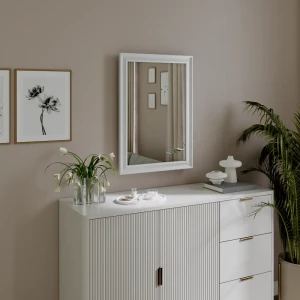 Зеркало декоративное Континент Классика прямоугольное 50x70 см пластик цвет белый