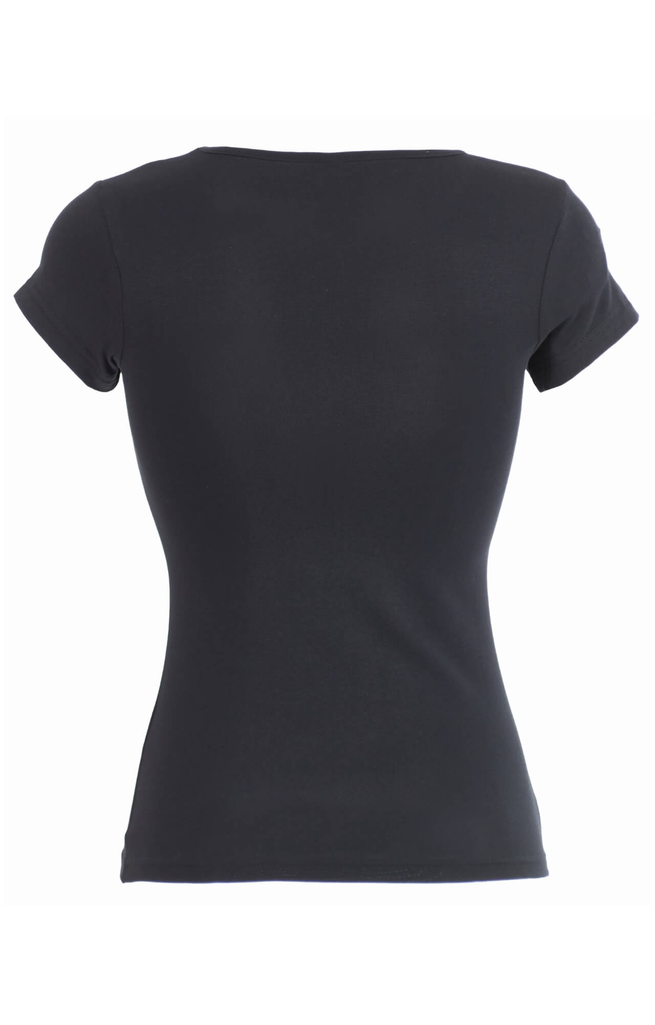 62111 Футболка женская черная LUXE  Одежда для официантов  размер XL  - Вид №3