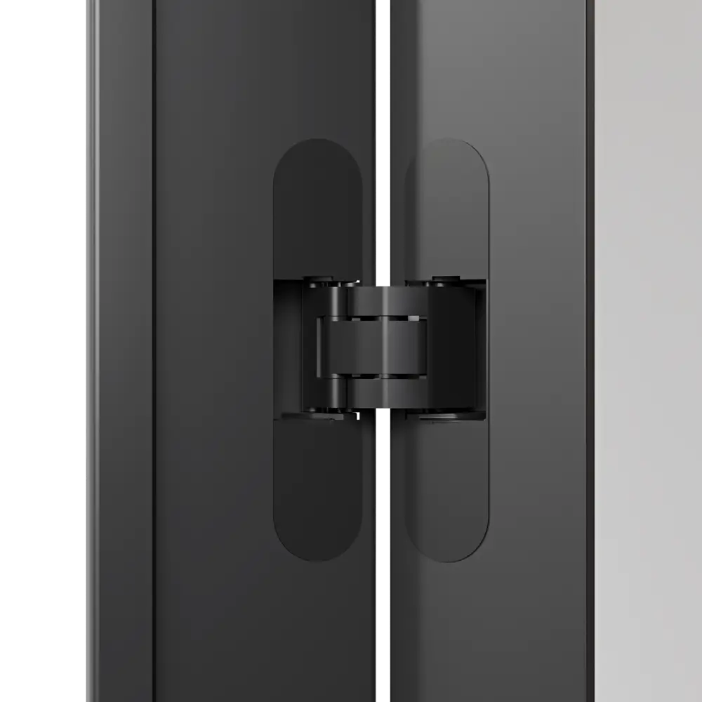 Дверь межкомнатная глухая Invisible 90x220 см грунт цвет белый с черной кромкой с замком 89397997 STLM-2104843 Santreyd  - Вид №5