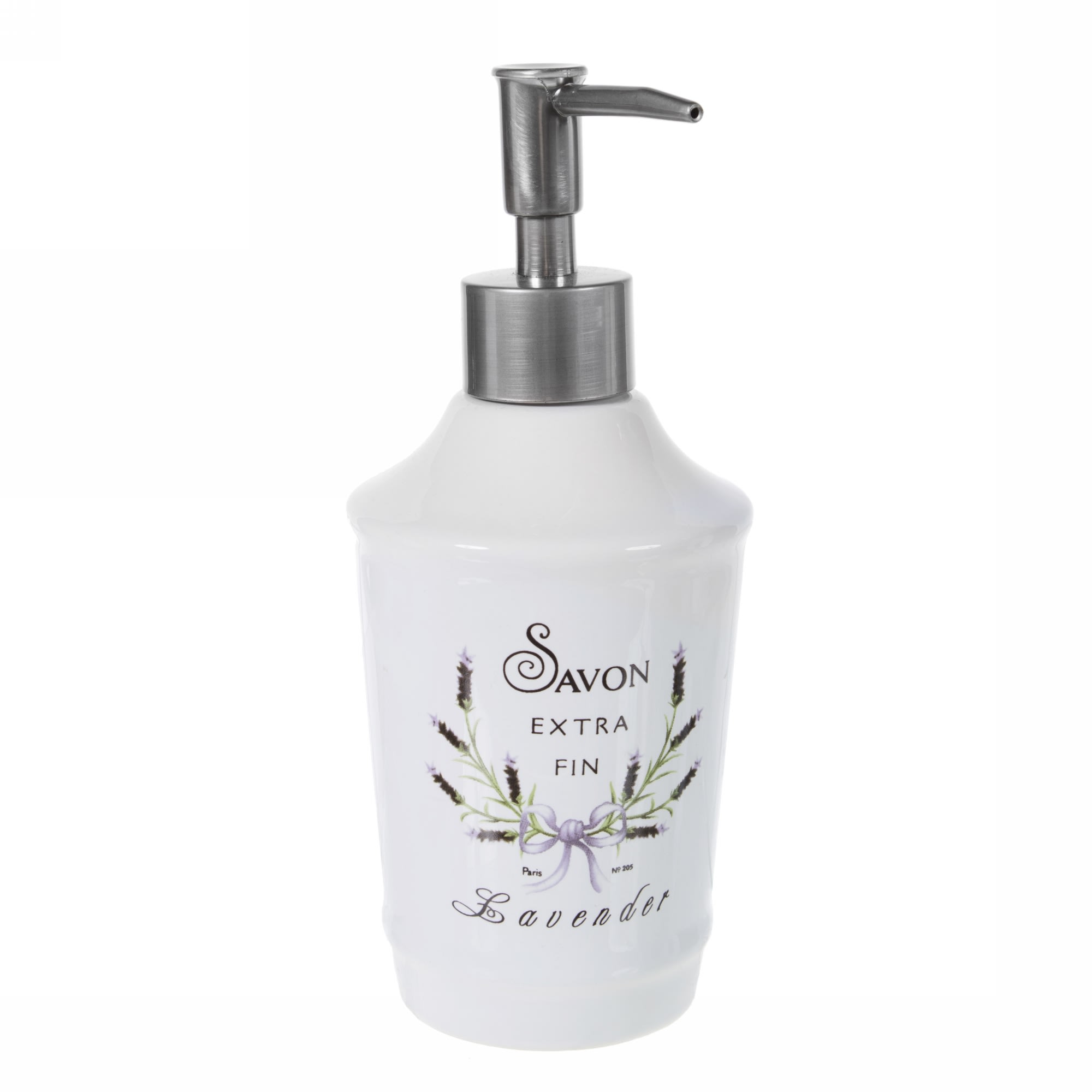 15900562 Дозатор для жидкого мыла настольный «» керамика цвет белый Lavender Santreyd 