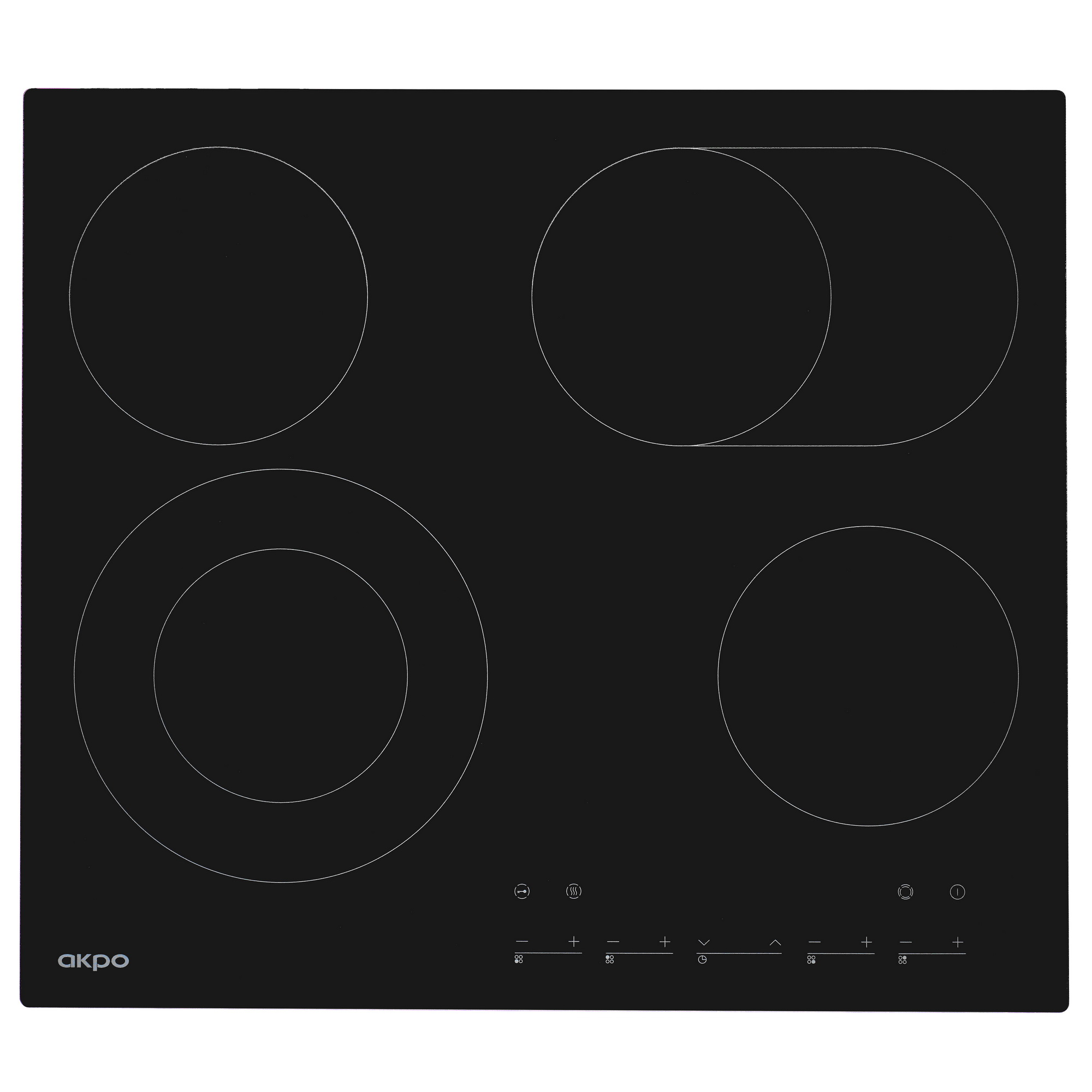 5075437 Электрическая варочная поверхность Akpo PKA 609215K BL STDN-0104901