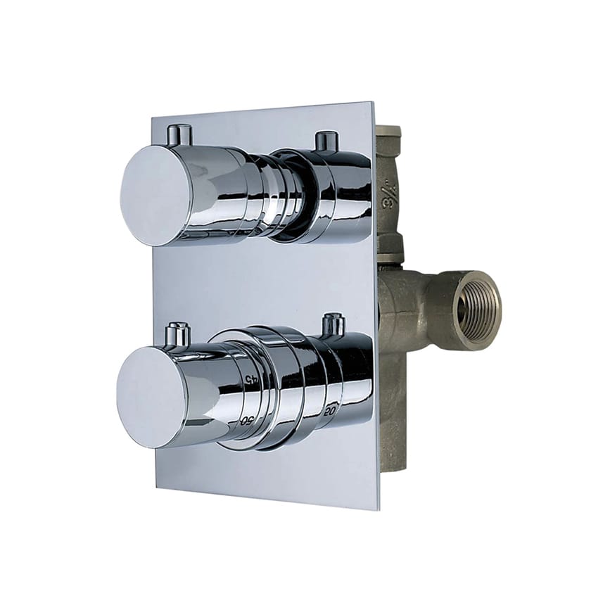Встраиваемый термостатический смеситель для душа с 2 отверстиями Thermomat Thermo-mix ARCH-00074046