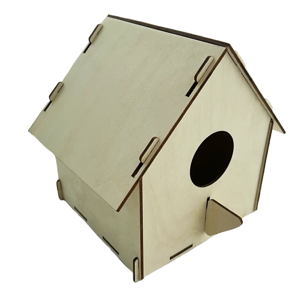 Набор для творчества Скворечник Сделай сам Симфония 18x18.5x15 см дерево STLM-2083942