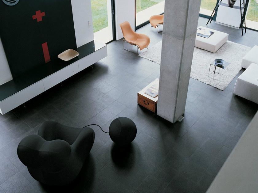 B&B Italia Кресло с обивкой из ткани с подставкой для ног Up Up5_6 - Вид №7