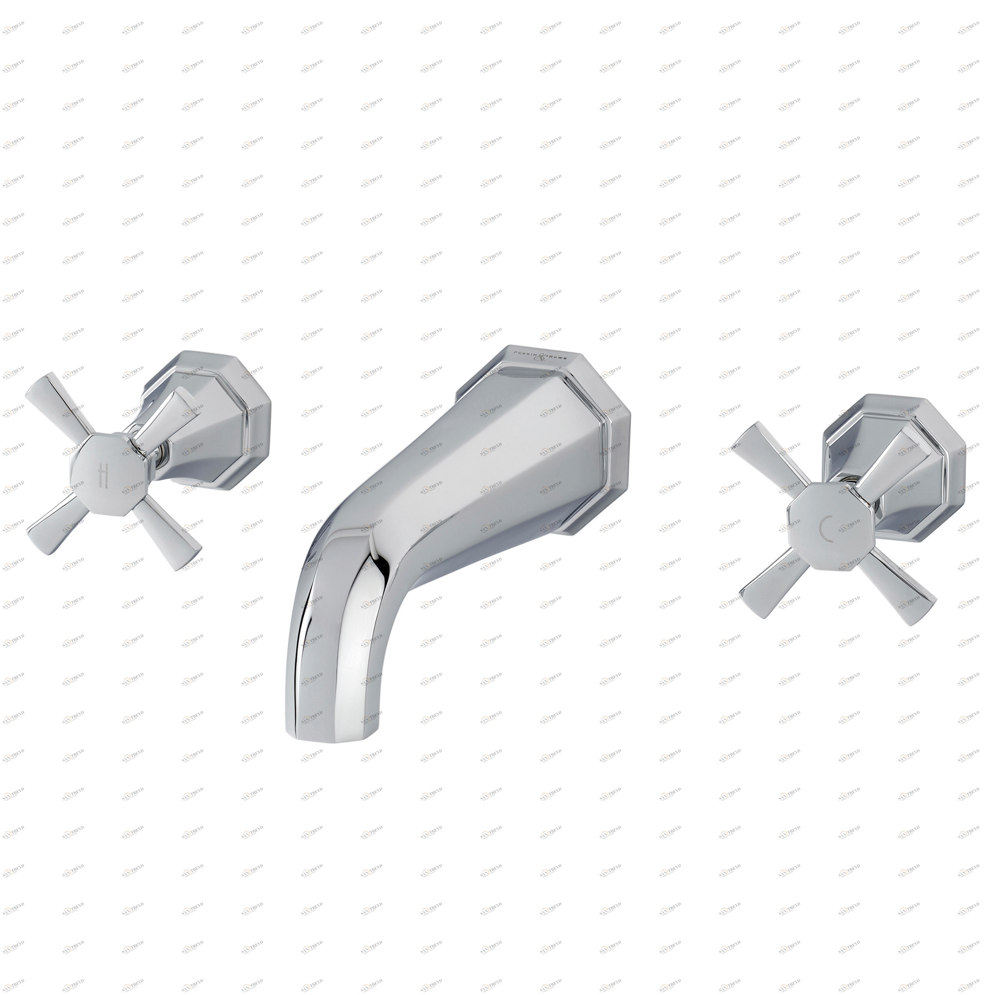 Traditional bathrooms ART DÉCO Waschtisch 3-Loch Mischbatterie Pr3171/ag Art Deco