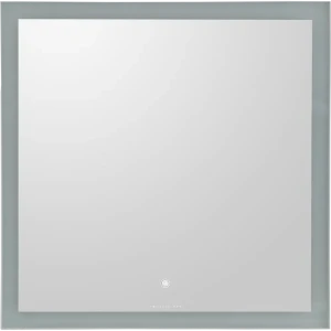 Зеркало для ванной Omega Glass Ницца с подсветкой 60x60 см квадратное