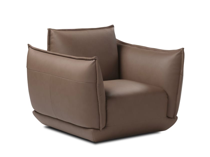 Кожаное кресло с подлокотниками Calia Italia Superior ARCH-00149194