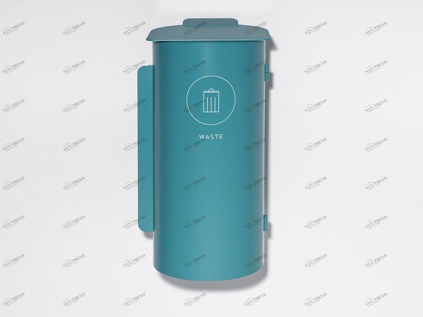 TreCe Настенный стальной мусорный бак для раздельного сбора мусора sun-id-1431733
