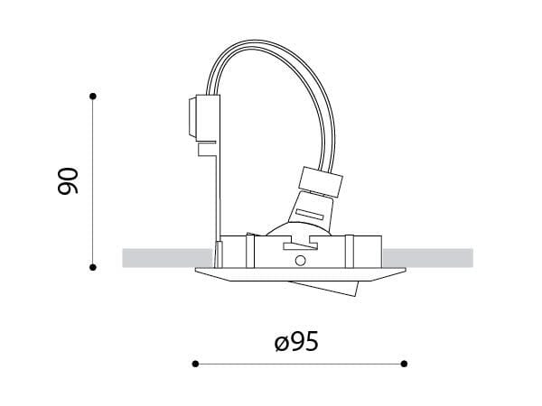 Круглый алюминиевый светодиодный светильник Arkoslight Essentials ARCH-00045783 - Вид №1