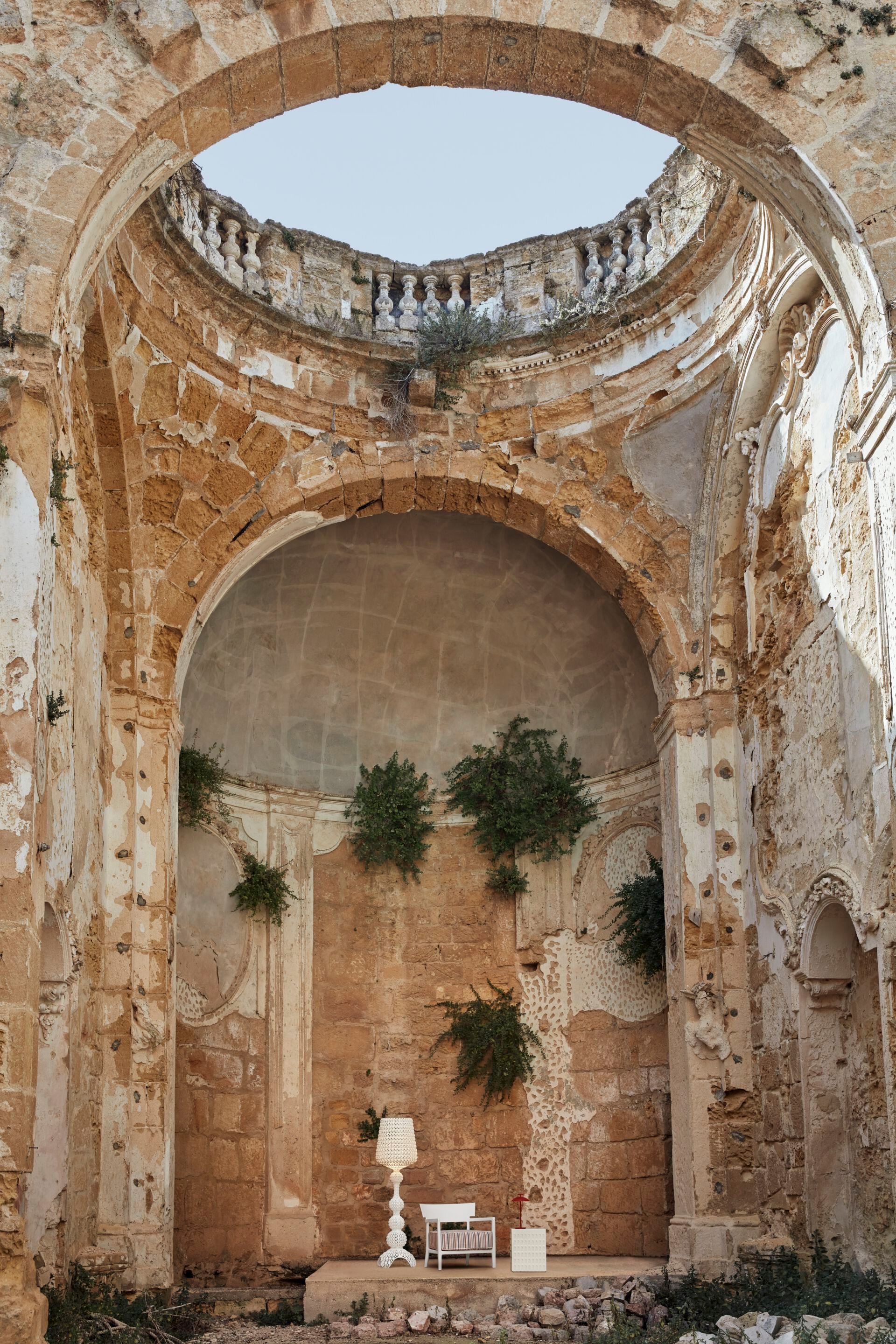 Светодиодный напольный светильник из инженерного пластика с диммером Kartell Кабуки ARCH-00027879 - Вид №24