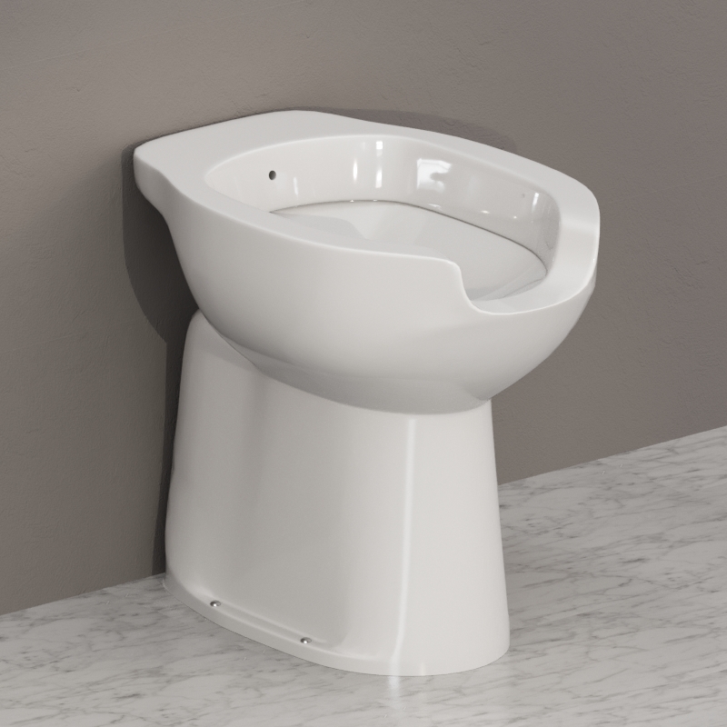 021601 Приставной унитаз напольный Белый Kerasan COMUNITA Италия