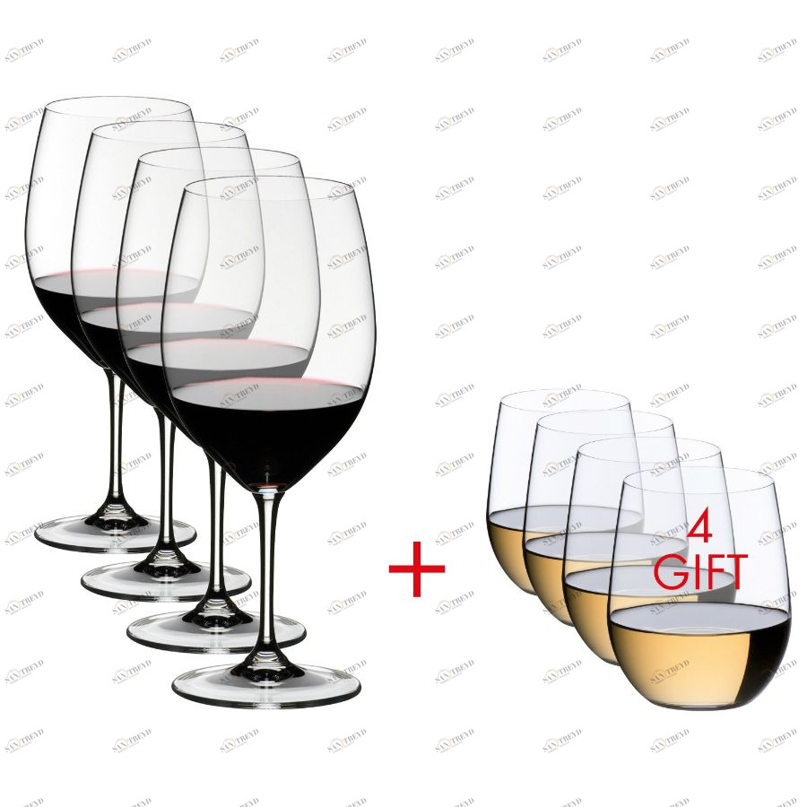 Набор Vinum Bordeaux, 8 шт., бессвинцовый хрусталь Riedel 541659