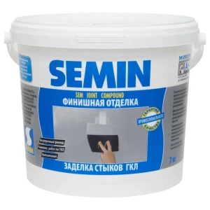 Шпаклёвка для заделки швов Semin Sem Joint 7 кг 11287027 STLM-2056983